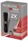 Машинка для стрижки Remington Pro Power Precision Steel, мережа+акум., роторний мотор, насадок-2, сталь, чорний