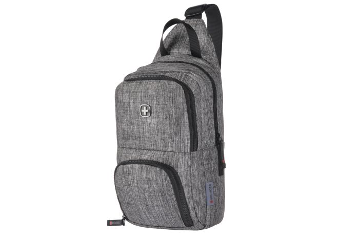 Рюкзак-слинг, Wenger Console Cross Body Bag, серый