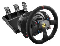 Руль и педали Thrustmaster T300 Ferrari Integral RW Alcantara edition, Официальная лицензия Ferrari и Sony, PC/PS3/PS4/PS5