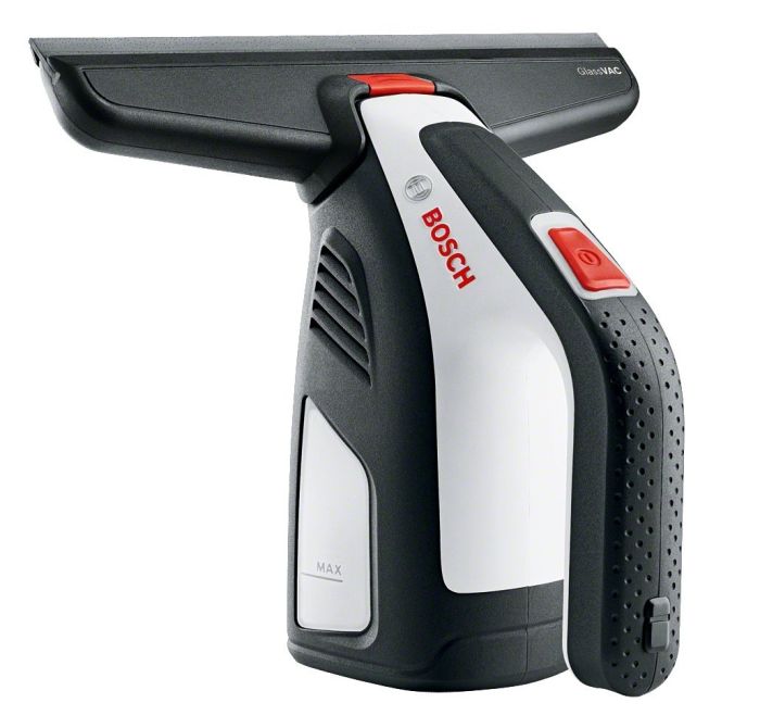 Пылесос для мытья окон Bosch GlassVAC, аккумуляторный, 3.6 В*2 Ач, контейнер 0.1Л, 0.7кг, +насадки и пульв.