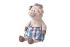 М'яка іграшка Same Toy Свинка у комбінезоні 45см