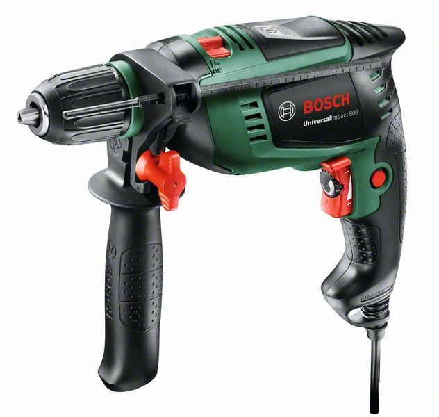 Дрель ударная Bosch UniversalImpact 800, 800Вт, ШЗП 13мм, 3000об•мин,1.8кг
