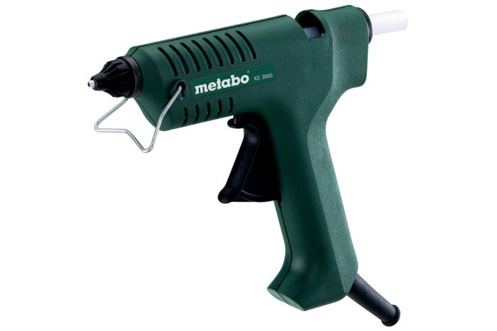 Клеевой пистолет Metabo KE 3000, 220В, стержни 11мм, подача 18г/мин, 200/130 град, 0.25кг,