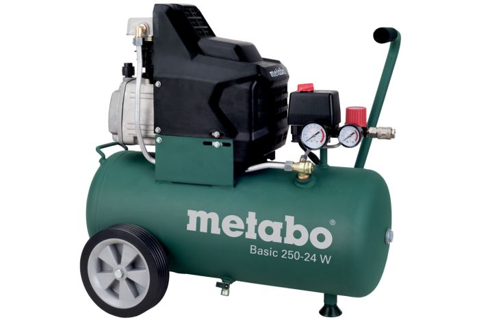 Компресор повітряний Metabo Basic 250-24 W, 1500Вт, 24л, 110л/хв, 8бар