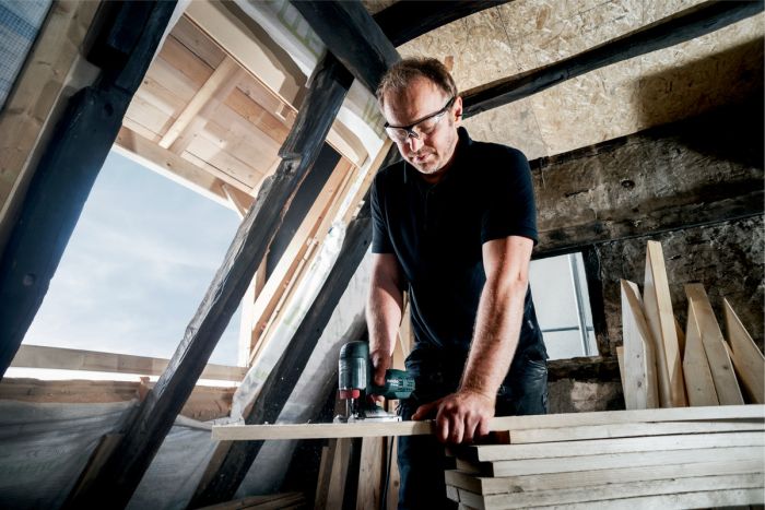 Лобзик Metabo STE 100 Quick, 710Вт, 1000-3100об/мин, 2кг.