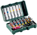 Біти Metabo BitBox, набір 29шт, 1/4", магнітний бітотримач, перехідник, SL,PH,PZ,H,T, сталь S2, кейс