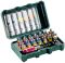 Біти Metabo BitBox, набір 29шт, 1/4", магнітний бітотримач, перехідник, SL,PH,PZ,H,T, сталь S2, кейс