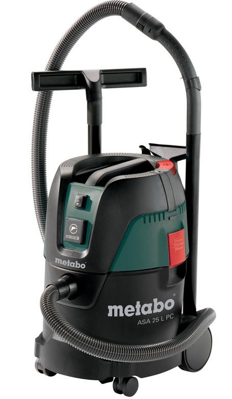 Пылесос профессиональный Metabo ASA 25 L PC, 1250Вт, 210мБар, бак 25л, 6.9кг