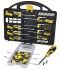 Отвертки Stanley, набор 34шт, битодержатель 1/4", 20 бит, SL,PH,PZ,Torx, кейс