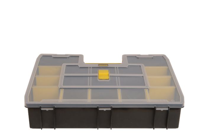 Органайзер Stanley Sort Master, 17 отделений, регулируемые перегородки, 9х43x33см, пластик