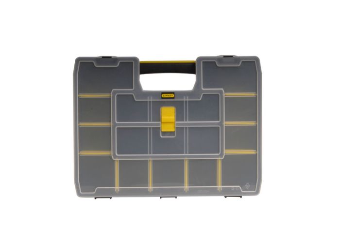 Органайзер Stanley Sort Master, 17 отделений, регулируемые перегородки, 9х43x33см, пластик