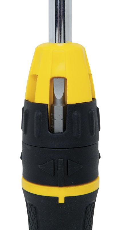 Викрутка Stanley Multibit набір 11шт, бітотримач реверсний 1/4", 10 біт, SL,PH,PZ,SQ,Torx