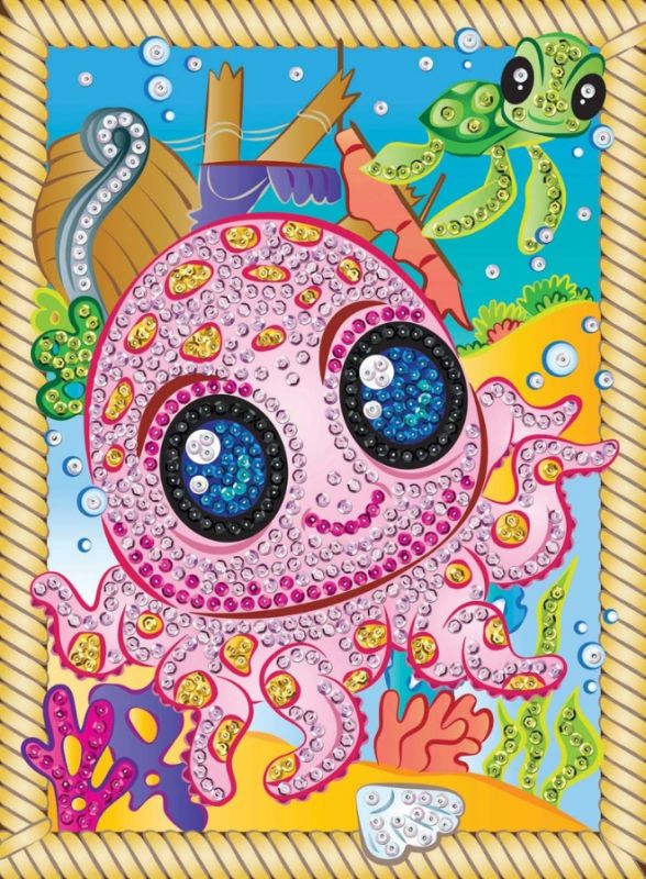 Набір для творчості Sequin Art Smoogles Восьминіг 25*34см
