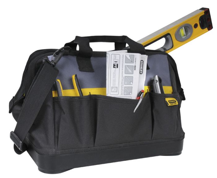 Сумка для инструмента Stanley Basic Open Mouth, жесткая конструкция, полиэстер, 23х44.7x27.5см