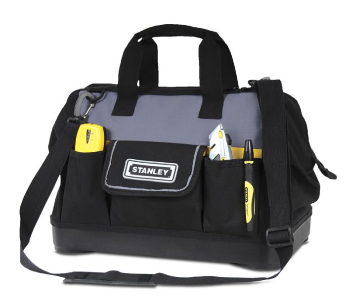 Сумка для інструменту Stanley Basic Open Mouth, жорстка конструкція, поліестер, 23х44.7x27.5см