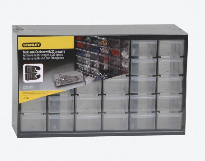 Органайзер вертикальный Stanley, 30 контейнеров, 22.5х36.5x15.5см, пластик