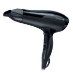 Фен Remington Thermacare Pro, 2200Вт, 3 режими, турмалінова іоніз-я, хол. обдув, чорний