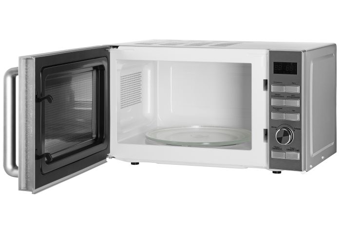 Микроволновая печь ARDESTO, 20л, электр. управл., 700Вт, дисплей, откр.ручкой, серебристый