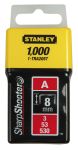 Скоби Stanley "Light Duty", тип А, 8мм, 1000шт.