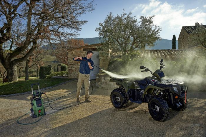 Минимойка высокого давления Bosch Advanced Aquatak 140, 2100Вт, 140бар, 450л/час, шланг 8м, 17.6кг