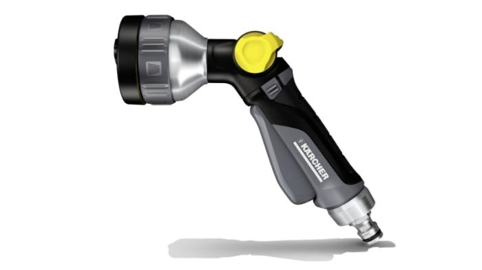 Ороситель ручной Karcher "Premium", пистолетный, металлический, 4 режима, регулировка напора воды