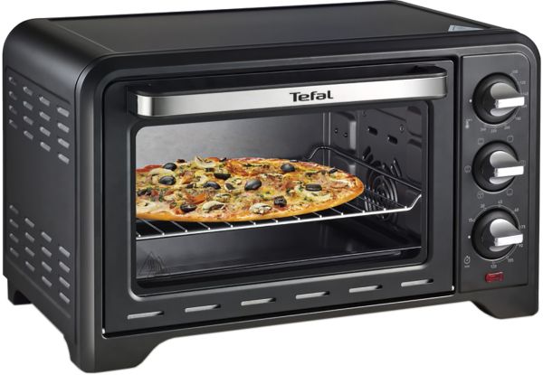 Піч електрична Tefal Optimo, 19л, 1380Вт, механіч., гриль, конвенція, чорний