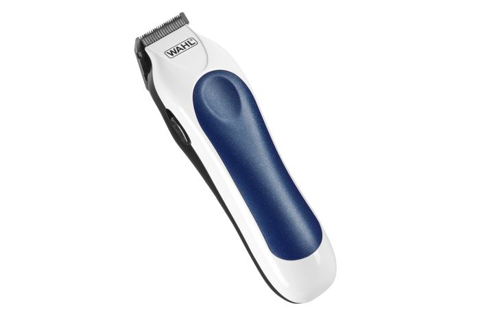 Машинка для стрижки WAHL ColorPro Combo, от сети, вибрационный мотор, насадок-8, кейс, мини триммер в компл., сталь, бело-синий