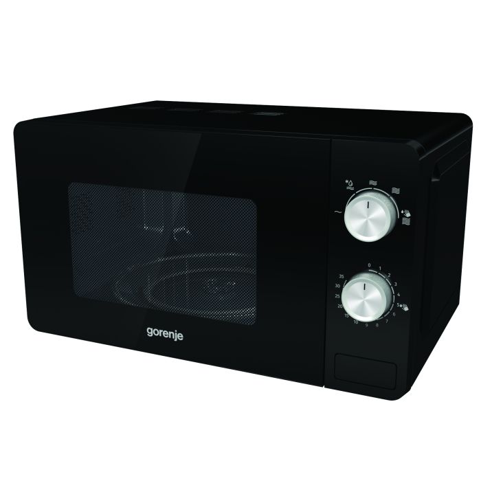 Мікрохвильова піч Gorenje, 20л, мех. керув., 800Вт, чорний
