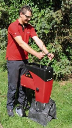 Измельчитель садовый Einhell GC-RS 2540, 2500Вт, 40мм, нож, низкошумный