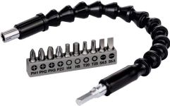 Біти Bosch Professional гнучкий подовжувач, 300мм SL,PH,PZ,H,T набір 10шт