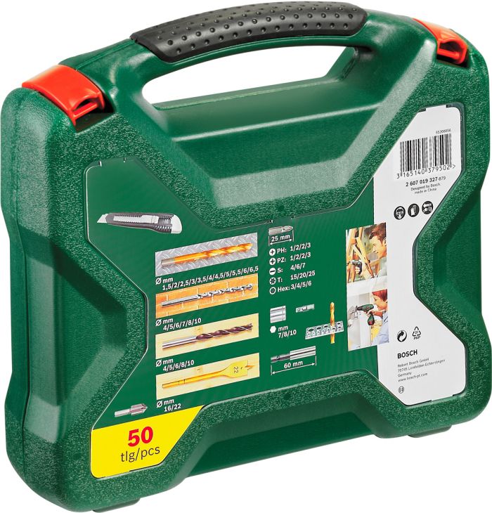 Набір інструменту Bosch Professional X-LINE-50 TITANIUM, 50шт