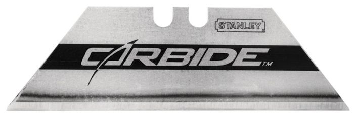 Лезо трапецієподібне Stanley "Carbide", 19мм, товщина 0.6мм, довжина 62мм, 5шт