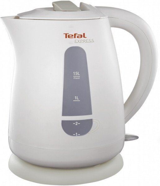 Електрочайник Tefal Express 1.5л, пластик, білий