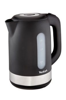 Електрочайник Tefal Snow 1.7л, Strix, пластик, сріблясто-чорний