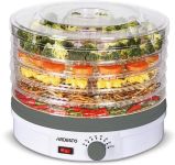 Сушарка для продуктів  Ardesto , 245Вт, піддонів -5x3см, діаметр-32см, макс-70°С, рег.темп, пластик , білий ARDESTO FDB-5320