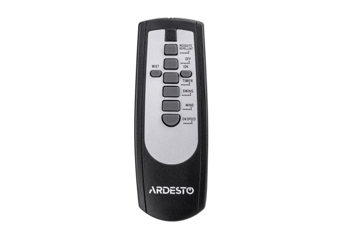Вентилятор ARDESTO напольный, 47см, 100Вт, пульт ДУ, дисплей, с увлажнением, черно-бронзовый