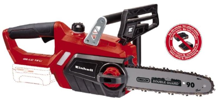 Пила цепная аккумуляторная Einhell GE-LC 18 Li-Solo, 18В PXC, шина 25см, 2.97кг, без АКБ и ЗП