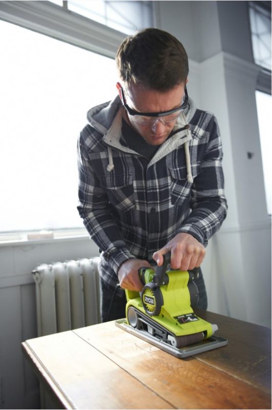 Шліфмашина стрічкова Ryobi EBS800 800Вт 76мм 320об/хв 3.3кг