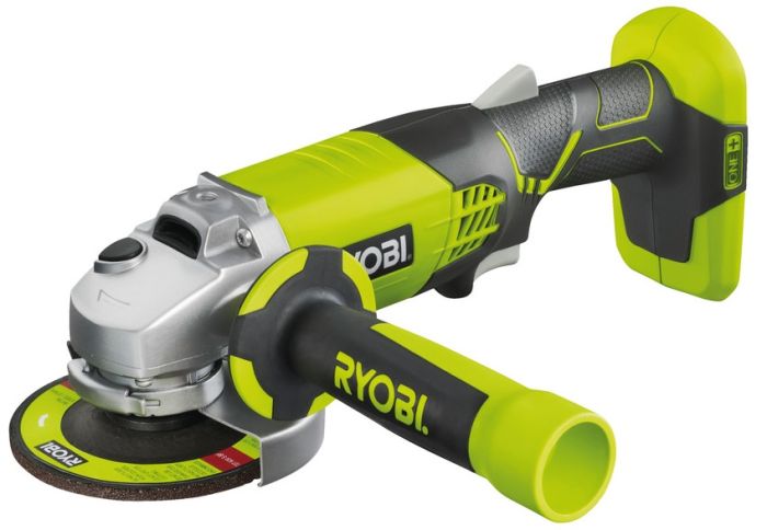 Шліфмашина кутова акумуляторна Ryobi ONE+ R18AG-0 115мм 18В 7500об/хв 2.5кг без АКБ та ЗП