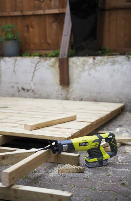 Пила шабельна акумуляторна Ryobi ONE+ RRS1801M 18В пропил 180мм хід 22мм 1.9кг без АКБ та ЗП