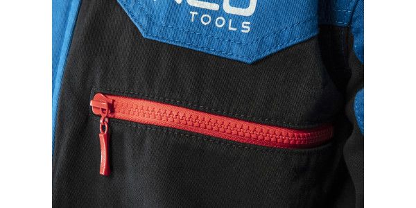 Куртка робоча Neo Tools HD+, 100% бавовна, XXL(56), чорно-синій
