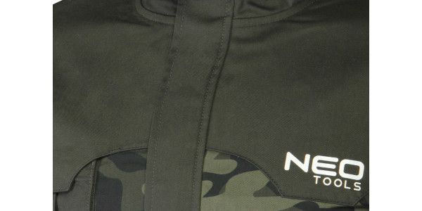 Куртка робоча Neo Tools Camo, візерунок моро, XXL(56), камуфляж
