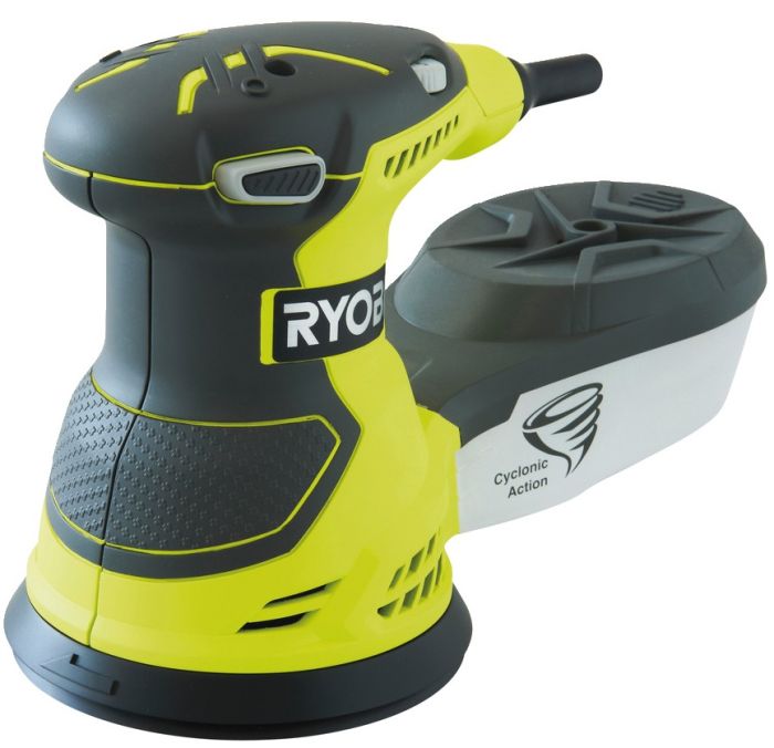 Шлифмашина эксцентриковая Ryobi ROS300 300Вт 125мм 7000-12000об·мин 1.7кг