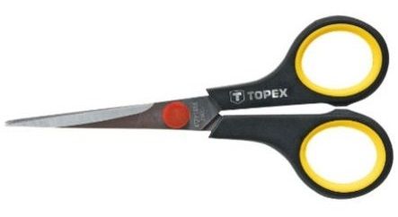 Ножницы универсальные TOPEX, держатель прорезиненный, 220мм