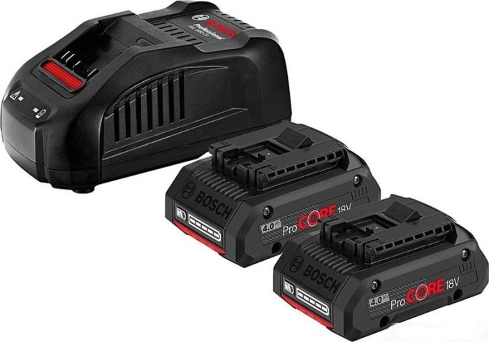 Набор аккумулятора и зарядного устройства Bosch ProCORE18V 2х18В, 4А·час, ЗУ