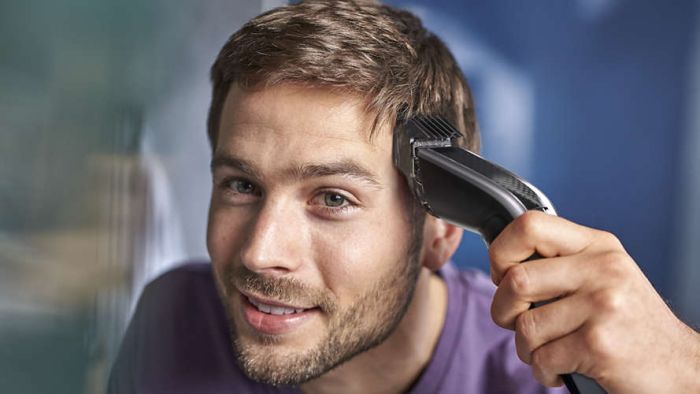 Машинка для стриження  Philips Series 5000, акум., роторний мотор, насадок-2, кейс, сталь, чорно-сірий