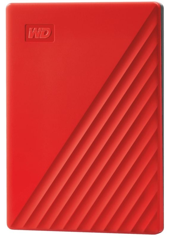 Портативний жорсткий диск WD 4TB USB 3.2 Gen 1 My Passport Червоний