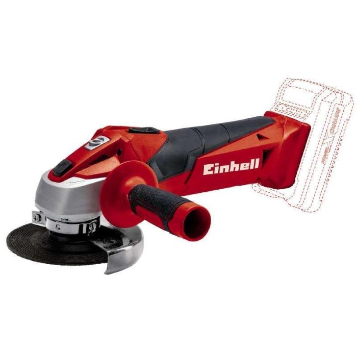 Шліфмашина кутова акумуляторна Einhell TC-AG 18/115LI-Solo 115мм 18В 8500об/хв РХС 1.21кг без АКБ та ЗП