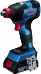 Гайковерт ударний акумуляторний Bosch Professional GDX 18V-200 З 18В АКБ 2х5А·год 3400об/хв 200Нм М6-М16 1.2кг
