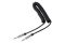 Кабель 2E аудио jack 3.5mm-M Coiled 1.8м Black